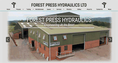 Desktop Screenshot of forestpresshyd.com