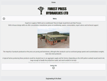 Tablet Screenshot of forestpresshyd.com